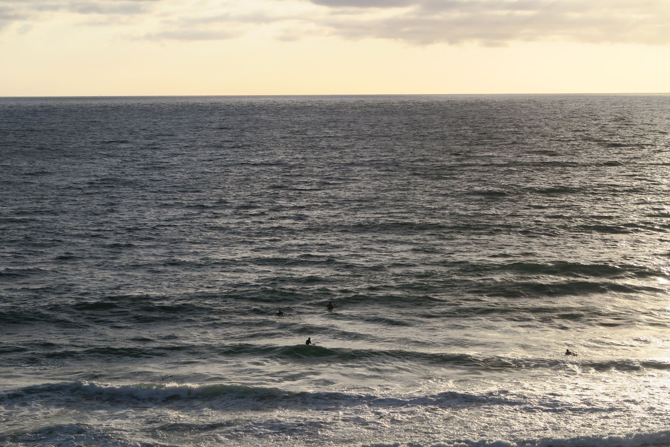 Picture of Surfers at Sunset in Del Mar